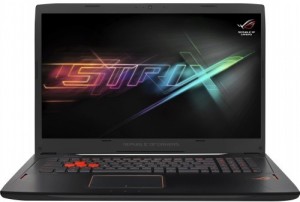 Ноутбук Asus GL702VM-GC066T (i7-6700HQ 2.6/17.3/24Gb/1Tb+128Gb SSD/GTX1060/W10 Home/Black) 90NB0DQ1-M00910
