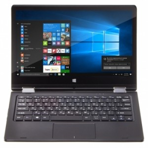 Ноутбук-трансформер Digma Citi E202 (Atom X5 Z8350 1.44Ghz/11.6/4Gb/SSD32Gb/HDG400/W10 Home 64/Black) ES2002EW