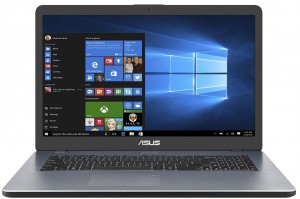 Ультрабук Asus VivoBook 17 A705UQ-BX200T (i7-8550U 1.8Ghz/17.3/8Gb/1Tb/DVD/GF 940MX/W10H64) 90NB0EY2-M02380