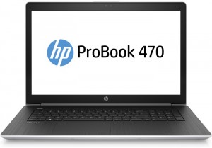 Ноутбук HP ProBook 470 G5 (Core i7-8550U 1.8Ghz/17.3/16Gb/SSD256Gb/GeForce 930MX/W10P64/Silver) 2VP39EA