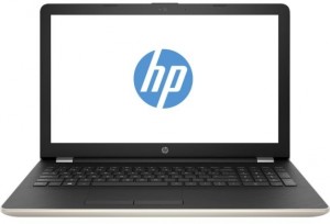Ноутбук HP 15-bs612ur (Core i3 6006U 2Ghz/15.6/4Gb/1Tb/DVD/Radeon 520/W10 Home 64/Gold) 2QJ04EA