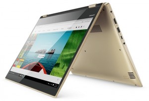 Ноутбук-трансформер Lenovo Yoga 520-14IKB (Core i7 7500U 2.7Ghz/17/8Gb/1000Gb+SSD128Gb/940MX/W10 Home/Gold) 80X8001YRK