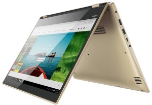 Ноутбук-трансформер Lenovo Yoga 720-13IKBR (Core i7-8550U 1.8Ghz/13.3/8Gb/SSD256Gb/HD Graphics 620/W10H64/Gold) 81C30068RK