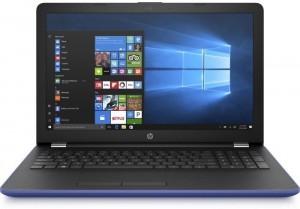 Ноутбук HP 15-bs113ur (Core i7 8550U 1.8GHz/15.6/8Gb/1Tb+SSD128Gb/UHD Graphics 620/W10 Home 64/Blue) 2PP64EA