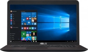 Ноутбук Asus K756UV-TY218T (Core i5 7200U 2.5Ghz/17.3/4Gb/1Tb/DVD/920MX/W10 Home 64/Brown) 90NB0C71-M04750