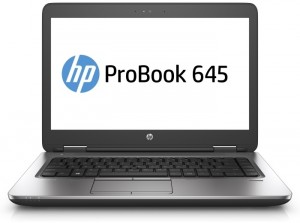 Ноутбук HP ProBook 645 G3 (A10-8730B 2.4GHz/14/8Gb/500Gb/DVD/Radeon R5/W10P64/Silver black) 1AH57AW