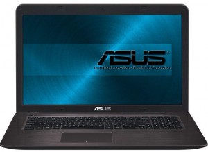 Ноутбук Asus X756UQ-T4418T (Core i5 7200U 2.5Ghz/17.3/4Gb/1Tb/DVD/GT940MX/W10 Home) 90NB0C31-M05000