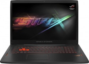 Ноутбук Asus ROG Strix GL702VS-BA189 (Core i7 7700HQ 2.8Ghz/17.3/16Gb/1Tb/GTX1070/DOS) 90NB0DZ1-M02900