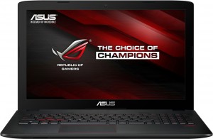 Ноутбук Asus ROG GL552VW-CN947T (Core i5 6300HQ 2.3Ghz/15.6/8Gb/1Tb/DVD/GTX 960M/W10H64) 90NB09I3-M12350