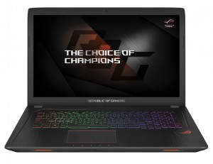 Ноутбук Asus ROG GL753VD-GC141 (Core i7 7700HQ 2.8Ghz/17.3/8Gb/1Tb/DVD/GTX 1050/W10 Home) 90NB0DM2-M02060