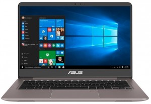 Ультрабук Asus ZenBook UX410UF-GV013T (Core i7-8550U 1.8Ghz/14/8Gb/1Tb+256Gb/GF MX130/W10H64) 90NB0HZ3-M00490