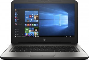 Ноутбук HP 14-am100ur (Core i5 7200U 2.5Ghz/14/6Gb/1Tb/Radeon R5 M430/W10 Home 64/Silver) 1DN22EA