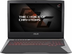 Ноутбук Asus Republic of Gamers G752VT (i7 6700HQ 2.6Ghz/17.3/8Gb/1Tb+SSD128Gb/DVD/GTX 970M/W10) 90NB09X1-M01700