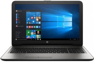 Ноутбук HP 15-ay012ur (Pentium N3710 1.6Ghz/15.6/4Gb/500Gb/DVD/HD Graphics 405/W10 Home/Silver) W6Y51EA