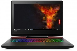 Ноутбук Lenovo Legion Y920-17 (Core i7 7700HQ 2.8Ghz/17.3/16Gb/2Tb+SSD256Gb/GeForce GTX 1070/W10Home64) 80YW0009RK