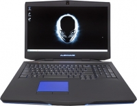 Ноутбук Dell ALIENWARE 17 (Core i7/4700MQ/16Gb/750Gb HDD/80SSD/GTX 770M/3Gb/17.3/DVD/Win 8/Silver)