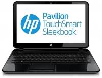 Ноутбук HP Pavilion TouchSmart 15-b119er (A4/4355M/1900Mhz/4096Mb/15.6/320Gb/WiFi/BT/W8/Black) (D4M39EA)