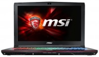 Ноутбук MSI GE62 6QF (Core i7 6700HQ 2.6Ghz/15.6/16Gb/1Tb+SSD128Gb/DVD/GTX970M/W10/Black) 9S7-16J412-018