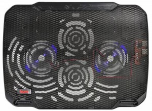 Охлаждающая подставка для ноутбука BURO BU-LCP156-B208 Black