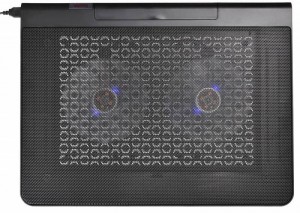 Охлаждающая подставка для ноутбука BURO BU-LCP170-B214 Black