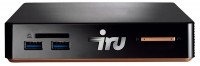 Неттоп iRu 115 (Celeron/3205U/1.5GHz/4Gb/500Gb/WiFi/BT/DOS/Black)