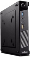 Компьютер Lenovo ThinkCentre M73 Tiny (Pent G3250T 2.8Ghz/4Gb/500Gb+SSD8Gb/HD Graphics/WiFi/DOS/Black) 10AY005URU