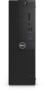 Компьютер Dell Optiplex 3050 MFF (Core i5 7500T 2.7Ghz/8Gb/SSD256Gb/HD Graphics 630/Linux/Black) 3050-8268