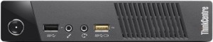Компьютер Lenovo ThinkCentre M53 Tiny slim (Cel J1800 2.41GHz/4Gb/500Gb/HDG/W8.1/Black) 10DES00M00
