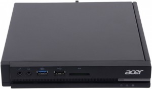 Неттоп Acer Veriton N2510G (Cel J3060 1.6Ghz/2Gb/SSD 32Gb/HD Graphics 400/W10 Pro 64/Black) DT.VNRER.023