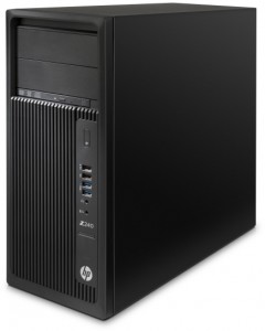 Компьютер HP Z240 (Core i7 6700 3.4Ghz/8Gb/SSD256Gb/DVD/HD Graphics 530/W7/Black) J9C06EA