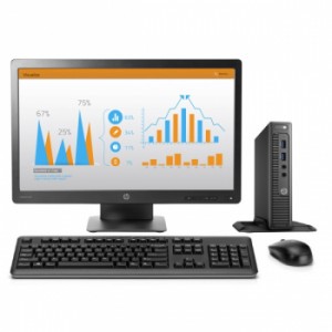Компьютер HP Bundles 260 G2 DM (Intel Core i3 6100U 2.3Ghz/23/4Gb/500Gb/HD Graphics 520/DOS/Black) 1EX46ES