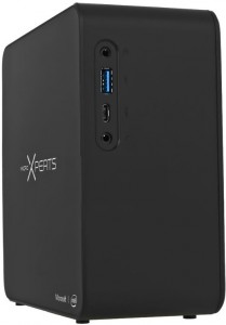Компьютер MicroXperts C100-03 miniPC (Pent G4400 3.3Ghz/4Gb/SSD120Gb/HD Graphics/Black)