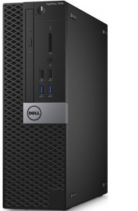 Компьютер Dell Optiplex 7040 SFF (Core i5 6700 3.2Ghz/8Gb/500Gb/HDG530/DVDRW/W7Pro64+W10Pro/Black/Silver) 7040-0095
