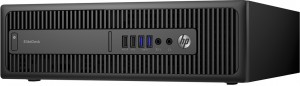 Компьютер HP EliteDesk 800 G2 SFF (Core i5 6500 3.2Ghz/8Gb/SSD256Gb/HD Graphics 530/DVD/W10P/Black) X3J19EA