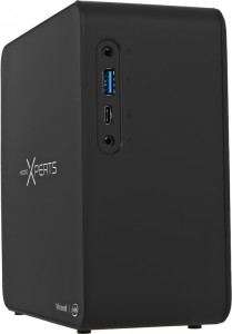Компьютер MicroXperts C100-03 miniPC (Pent G4400 3.3Ghz/4Gb/120Gb/HD Graphics 510/W10 Pro/Black)