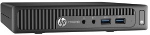 Неттоп HP 400 G2 Mini (Pentium G4400T 2.9Ghz/4Gb/SSD128Gb/Intel HD Graphics 510/DOS/Black) X9D62ES