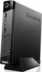 Компьютер Lenovo Tiny M53 (Celeron 2.4Ghz/4Gb/120Gb/HD Graphics/DOS/Black) 10DES00C00
