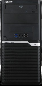 Компьютер Acer Veriton M4640G (Core i5 6500 3.2GHz/8Gb/1Tb/DVD-RW/Quadro K2200/W10 Pro 64/Black) DT.VN0ER.121