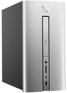 Компьютер HP Pavilion 570-p000ur (Pent G4560 3.5Ghz/4Gb/1Tb/DVD-RW/Radeon R5 435/W10 Home64/Silver) 1GS75EA