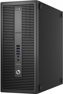 Компьютер HP EliteDesk 800 G2 TWR (Core i7-6700/3.4Ghz/8Gb/SSD256Gb/HD Graphics 530/DVD-RW/W10Pro/Black) X3J75EA