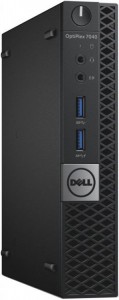 Компьютер Dell Optiplex 7040 Micro (Core i5 6500T 2.5Ghz/8Gb/256Gb/HD Graphics 530/Linux/Black) 7040-0118
