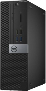 Компьютер Dell Optiplex 3046 SFF (Core i5 6500 3.2Ghz/8Gb/256Gb/DVD/HD Graphics 530/W7 Pro 64/Black) 3046-0162