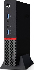 Компьютер Lenovo ThinkСentre M700 Tiny (Core i3 6100T 3.2Ghz/4Gb/500Gb/HD Graphics 530/W7 Pro 64/Black) 10HY003QRU