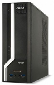Компьютер Acer Veriton X4640G (Pent G4400 3.3Ghz/8Gb/500Gb/HD Graphics 510/W10 Pro 64/Black) DT.VMWER.037