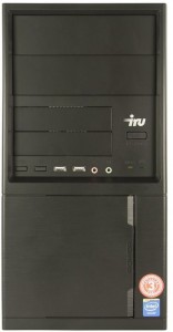 Компьютер iRu City 319 MT (Pent G4400 3.3Ghz/8Gb/SSD 120Gb/HD Graphics 510/W10 Pro 64/Black) 432919