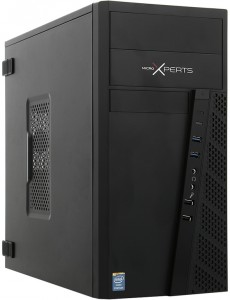 Компьютер MicroXperts C100-35 (Pent G4400 3.3Ghz/4Gb/1Tb/DVD/HD Graphics 510/Без ОС/Black)