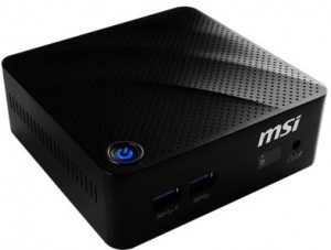 Неттоп MSI Cubi N-053XRU slim (Cel N3060 1.6GHz/4Gb/SSD128Gb/NoOS/Black) 9S6-B12011-053