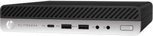 Компьютер HP EliteDesk 800 G3 DM (Core i3 7100T 3.4Ghz/4Gb/500Gb/HD Graphics 630/W10Pro64) 1CB54EA
