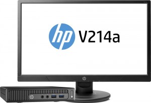 Неттоп HP 260 G2.5 DM (Core i3 6100U 2.3Ghz/4Gb/128Gb/HD Graphics 520/W10P64) 2TP83ES + монитор V214