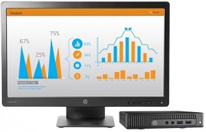 Неттоп HP 260 G2.5 DM (Core i3 6100U 2.3Ghz/4Gb/SSD256Gb/HD Graphics 520/W10Pro64) + монитор P232 2TP87ES#ACB